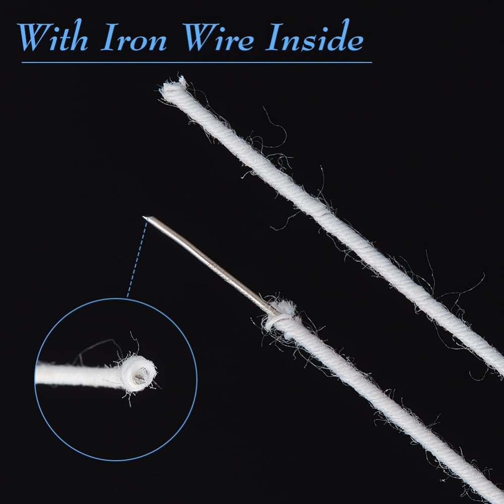 21.8 Yards White Floral Wires  - Wire Stem Florist recension och pris