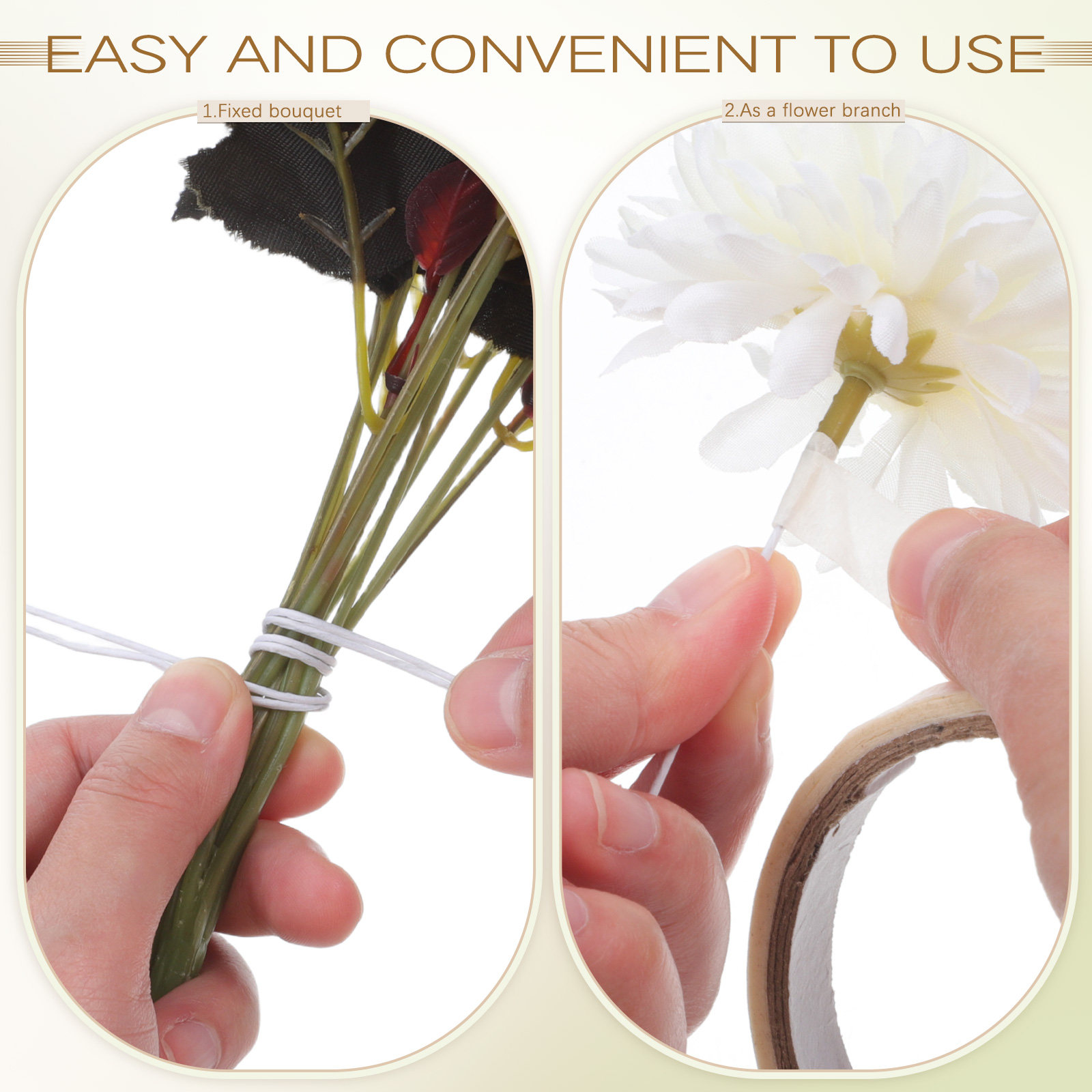 100Pcs Iron Florist Wire for F - Florist Wreath Supply recension och pris