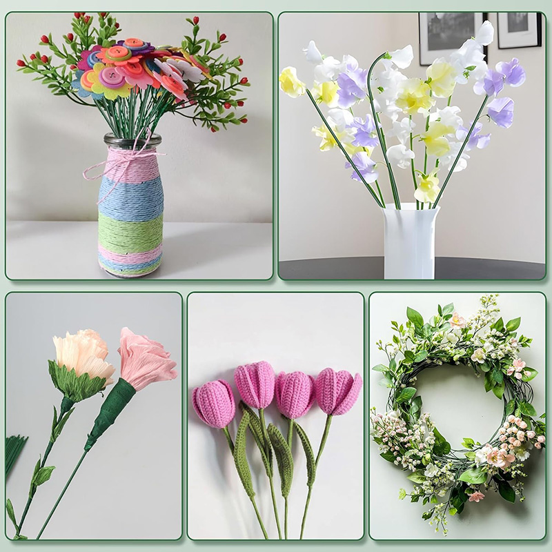 50/100Pcs Floral Wire Stems Fl - Wire Stem Florist recension och pris