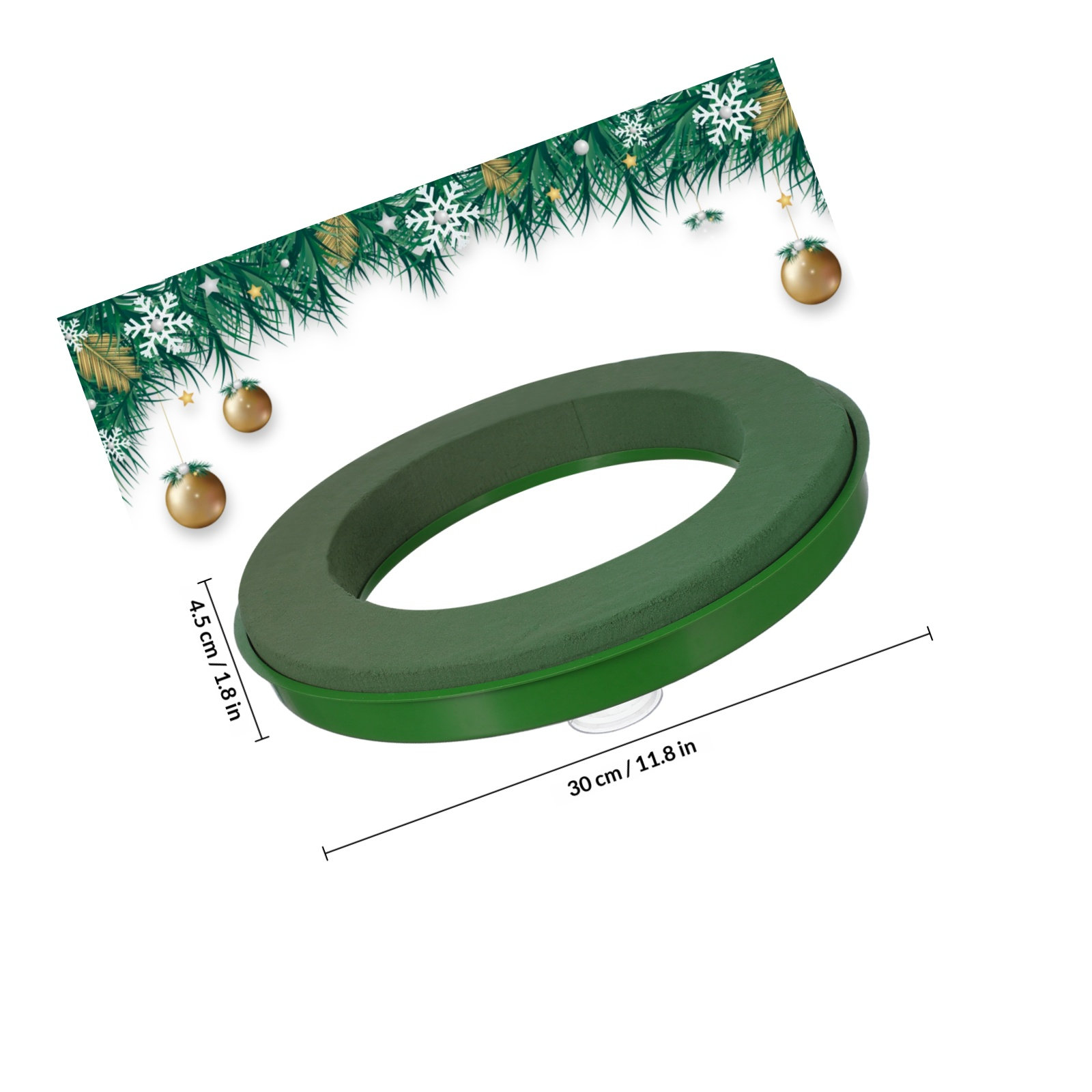 Small Flower Foam Ring Artific - Florist Flower Supply recension och pris
