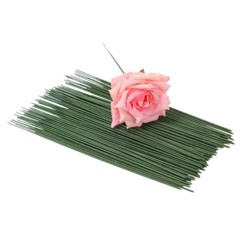 100PCS Artificial Potted Stem  - Wire Stem Florist recension och pris