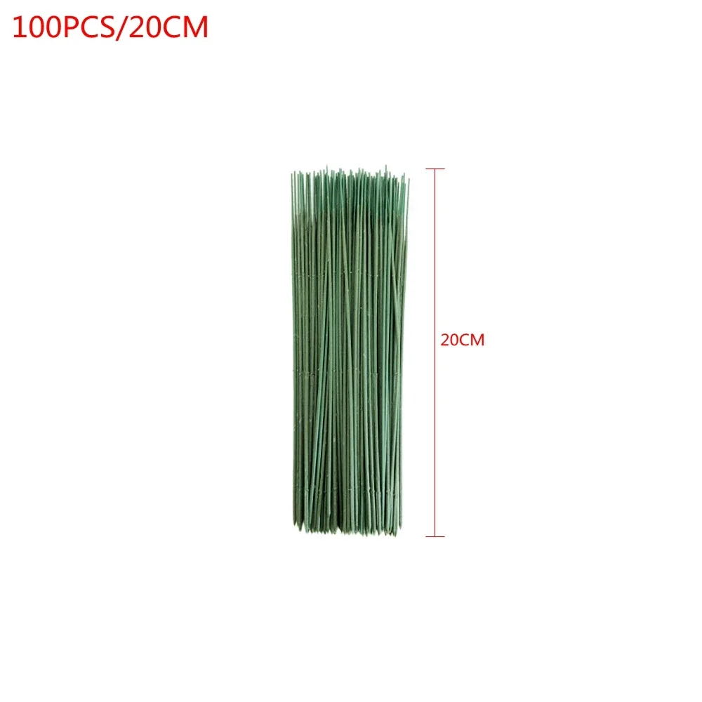 100PCS Artificial Potted Stem  - Wire Stem Florist recension och pris