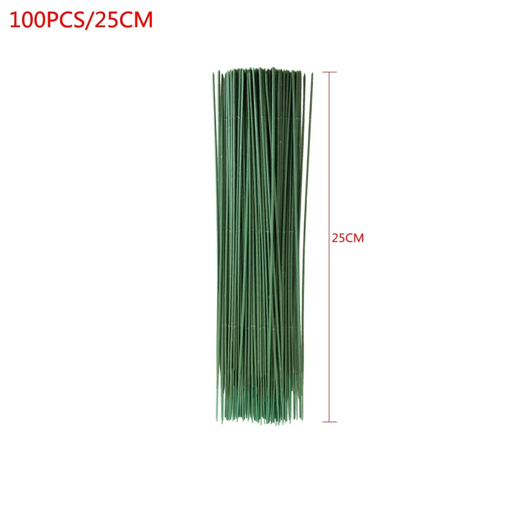 100PCS Artificial Potted Stem  - Wire Stem Florist recension och pris