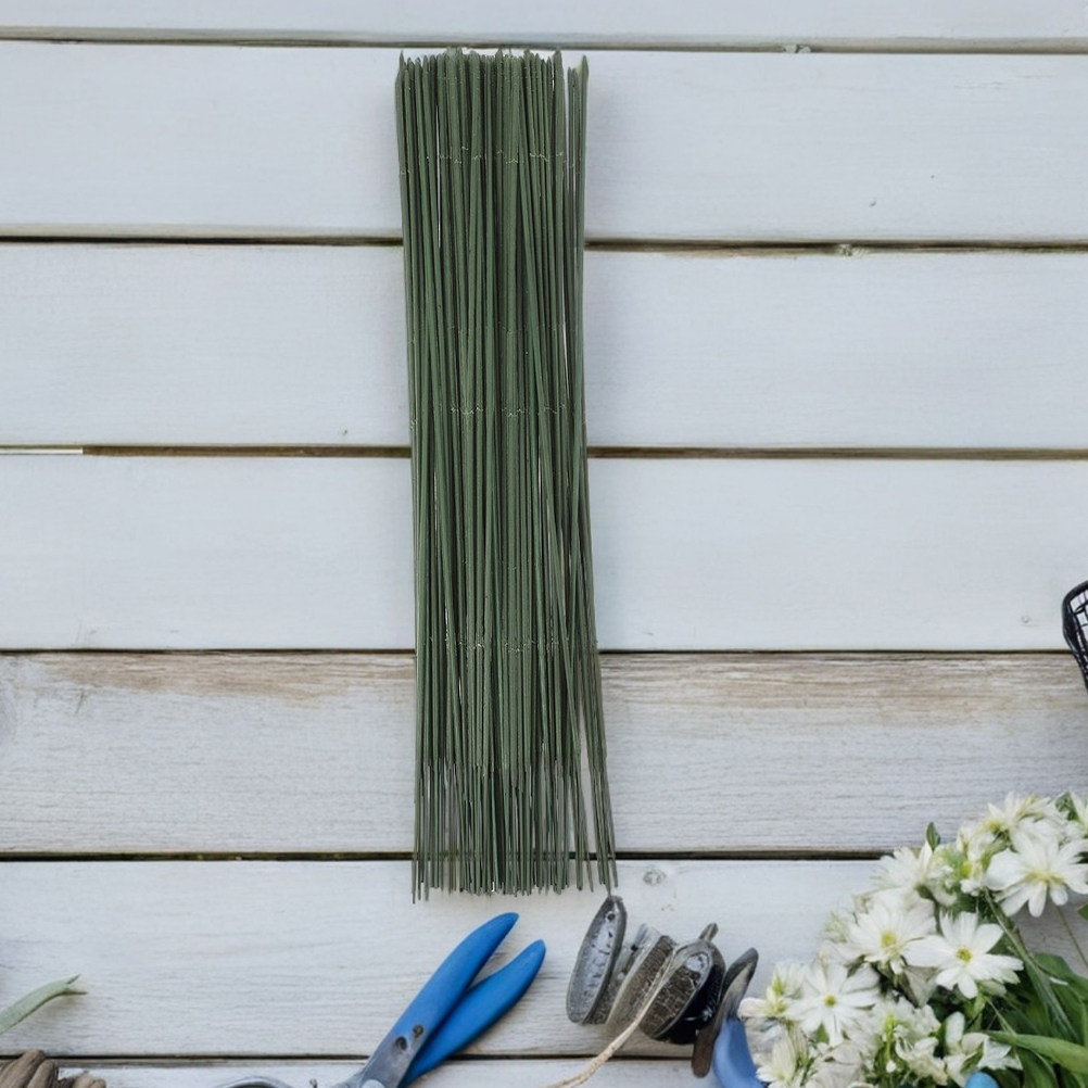 100Pcs Green Florist Wire Stur - Wire Stem Florist recension och pris