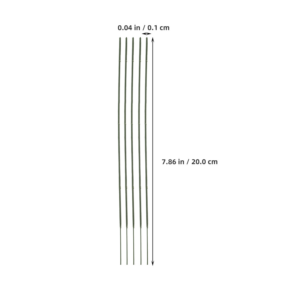 100Pcs Green Florist Wire Stur - Wire Stem Florist recension och pris