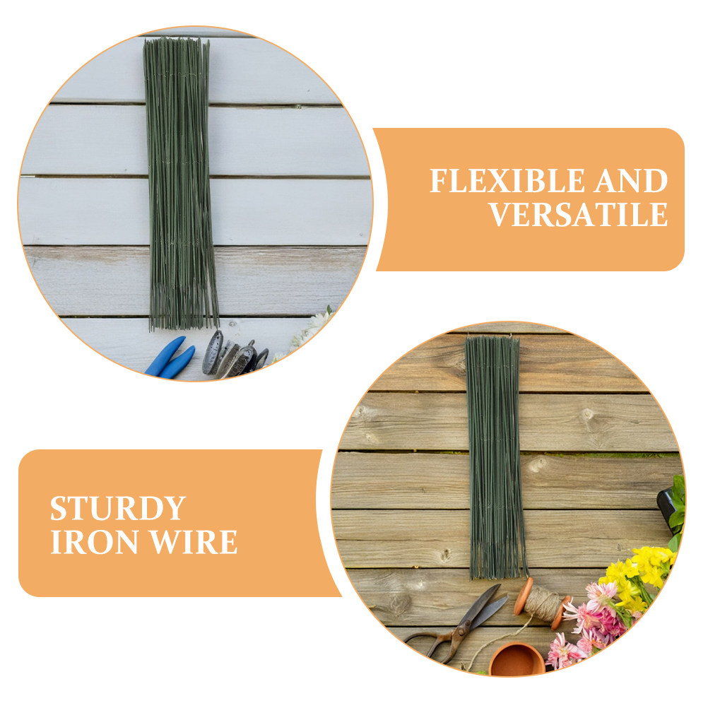 100Pcs Green Florist Wire Stur - Wire Stem Florist recension och pris