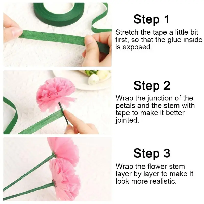 22/20 Gauge LightGreen Floral  - Wire Stem Florist recension och pris