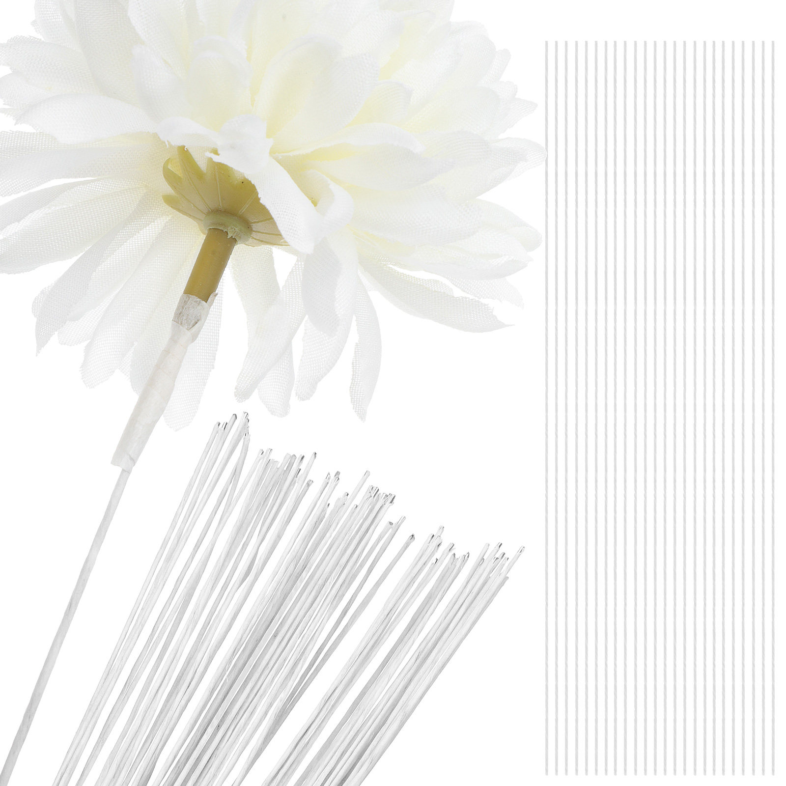 100Pcs Floral Wire Stems Iron  - Wire Stem Florist recension och pris