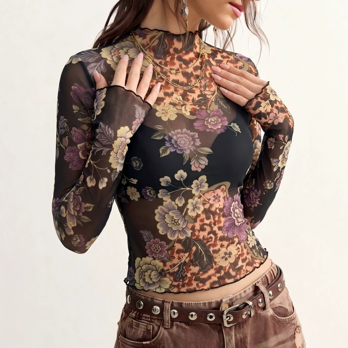 B 2026 Retro Flower Print See  - B&J Florist Supply Nyc recension och pris