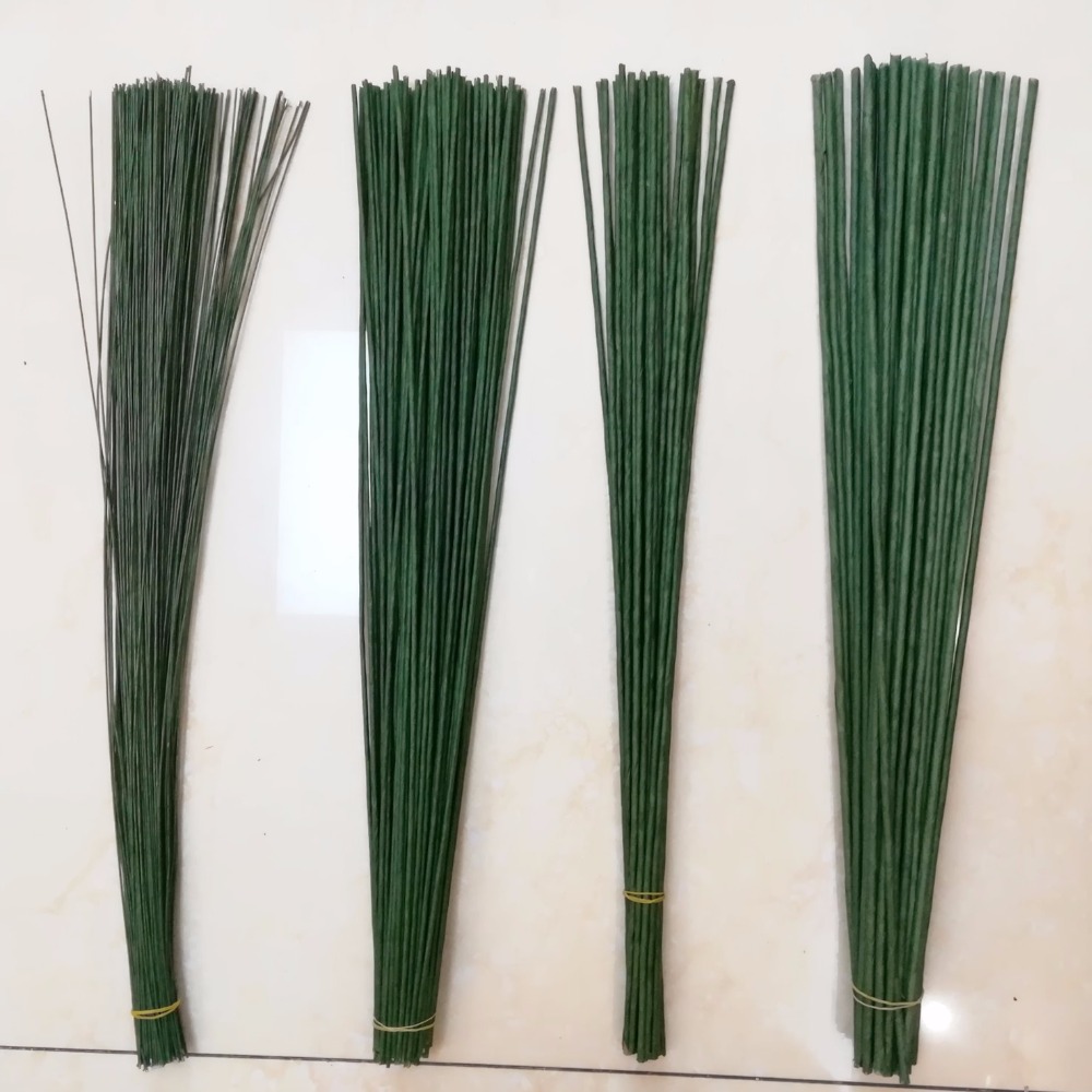 1mm 2/3/4/5mm 40/60cm Dark Gre - Wire Stem Florist recension och pris